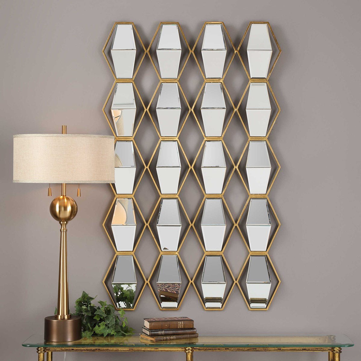 Jillian Mirrored Wall Decor Wall Decors| Uttermost