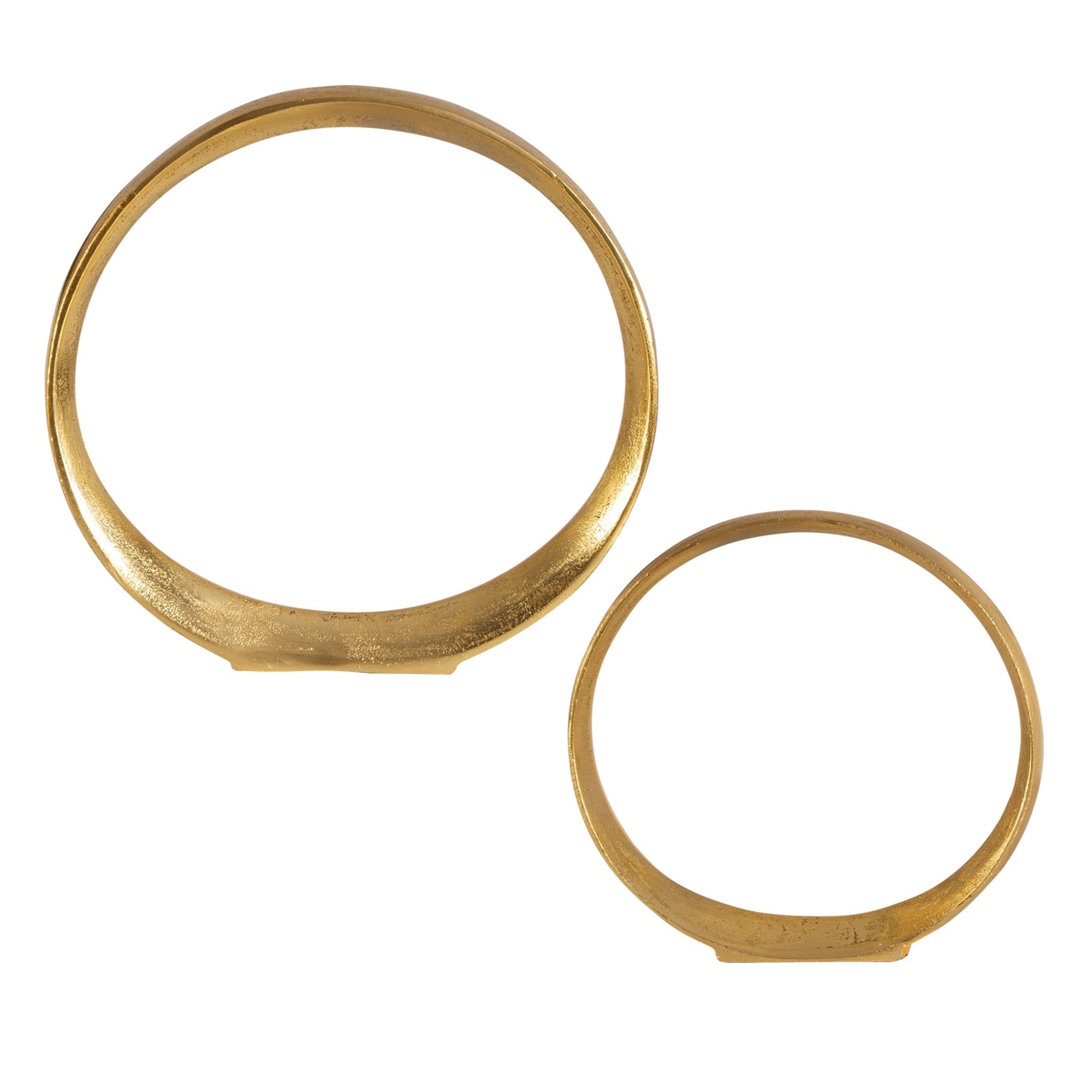 Jimena Ring Sculptures, S/2 Table Decors| Uttermost