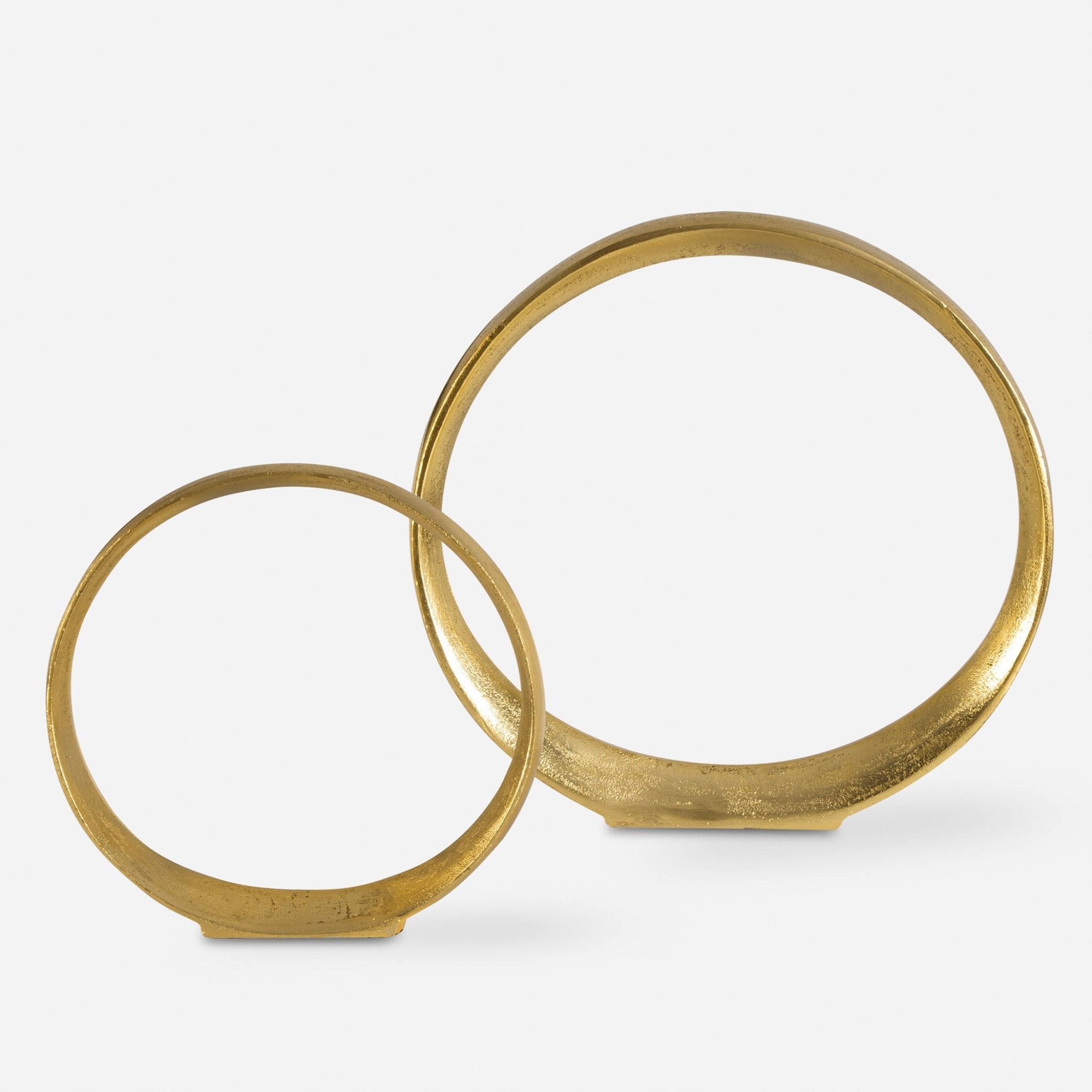 Jimena Ring Sculptures, S/2 Table Decors| Uttermost