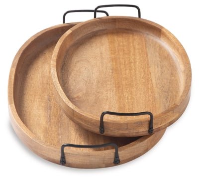 Jocelyne Tray (Set of 2) Tray| Ashley Homestore