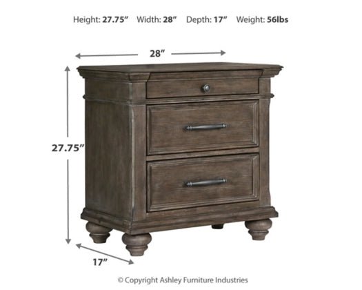 Johnelle Nightstand - Al Rugaib Furniture