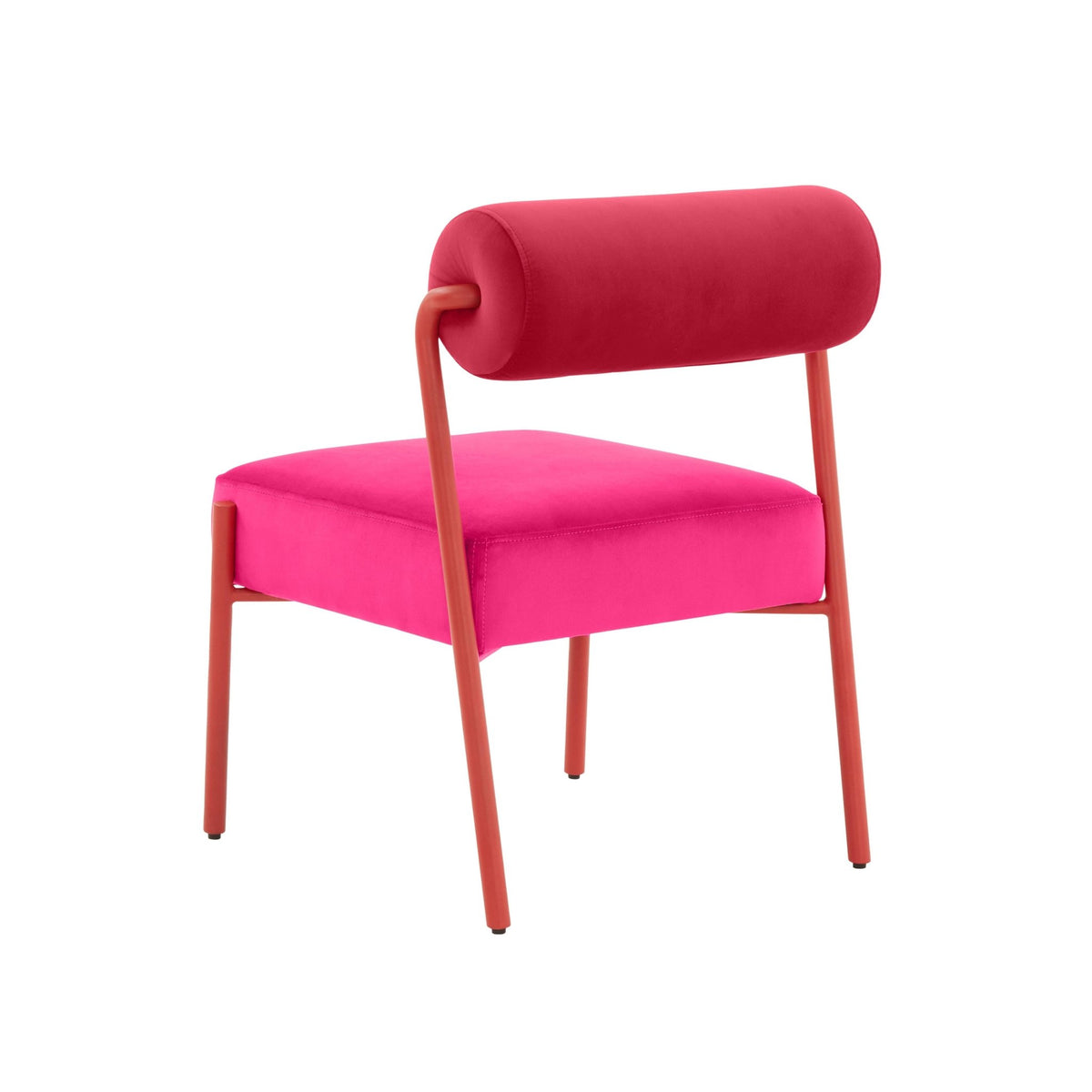 Jolene Hot Pink Velvet Dining Chair - Set of 2 Dining Chairs| TOV