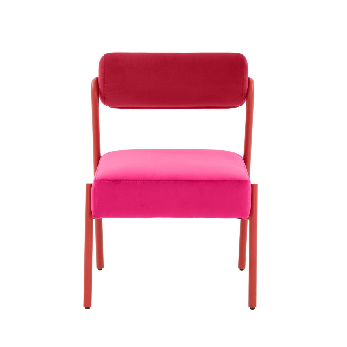 Jolene Hot Pink Velvet Dining Chair - Set of 2 Dining Chairs| TOV