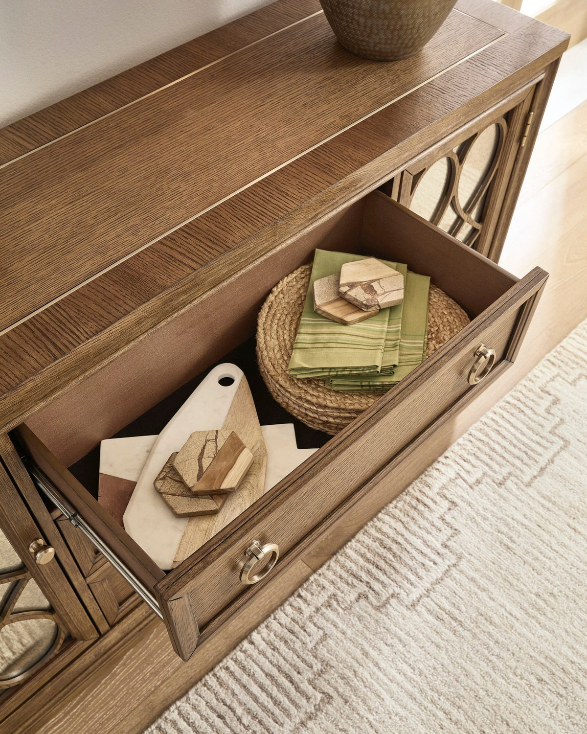 Jorlaina Dining Room Server Servers| Ashley Homestore