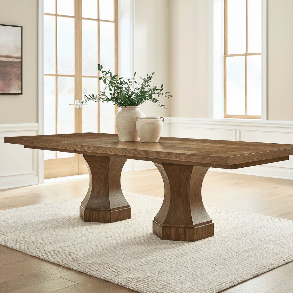 Jorlaina RECT DRM Extension Table Dining Tables| Ashley Homestore