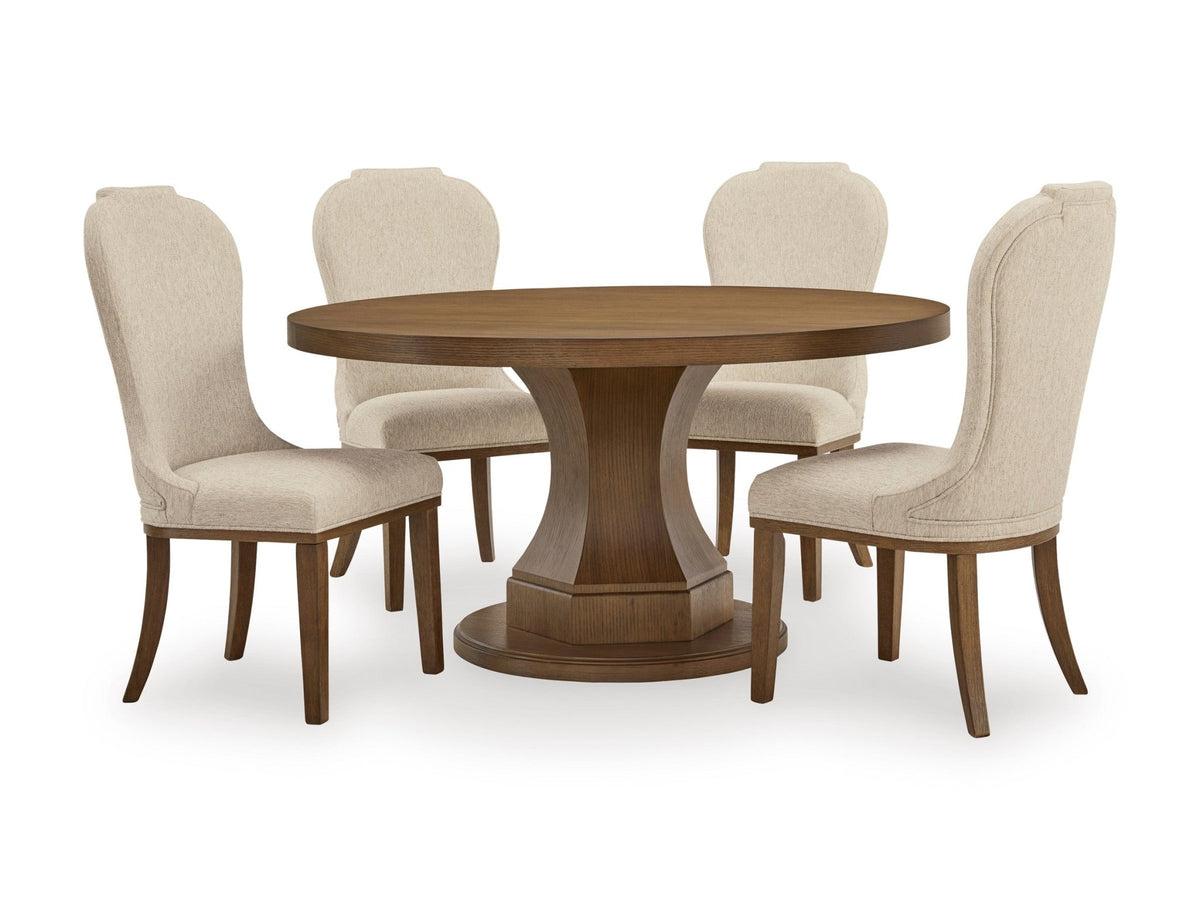 Jorlaina Round Dining Set without server Dining Room Sets| Ashley Homestore