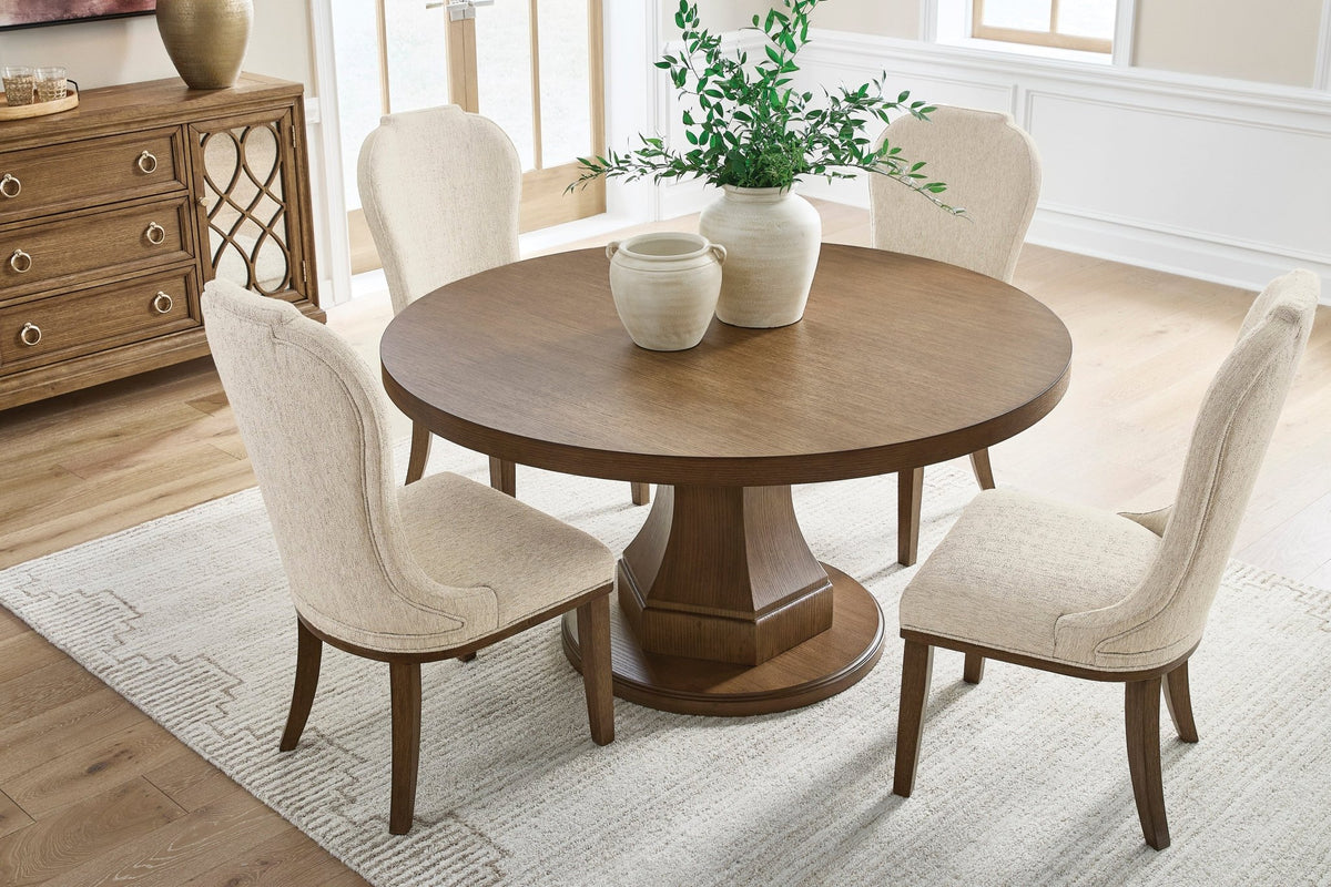 Jorlaina Round Dining Set without server Dining Room Sets| Ashley Homestore