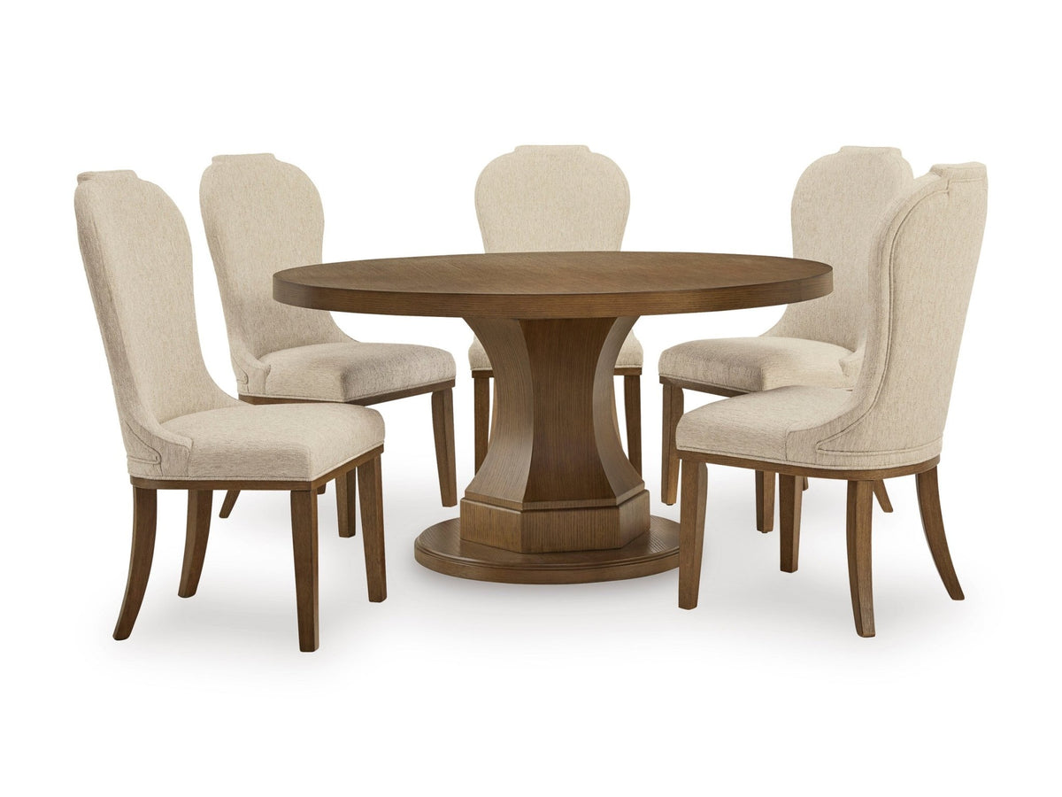 Jorlaina Round Dining Set without server Dining Room Sets| Ashley Homestore