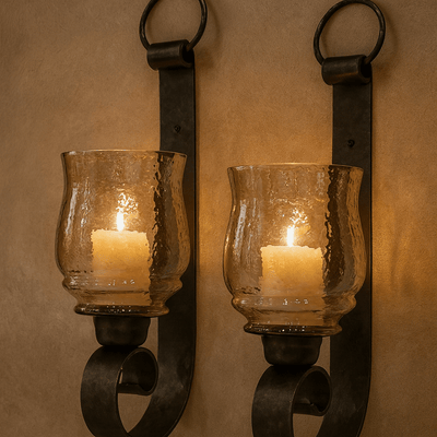 Joselyn Candle Sconces, S/2 - Al Rugaib Furniture