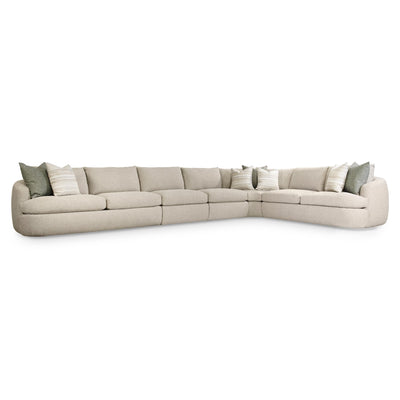 Jules Fabric Left Arm Loveseat - Al Rugaib Furniture