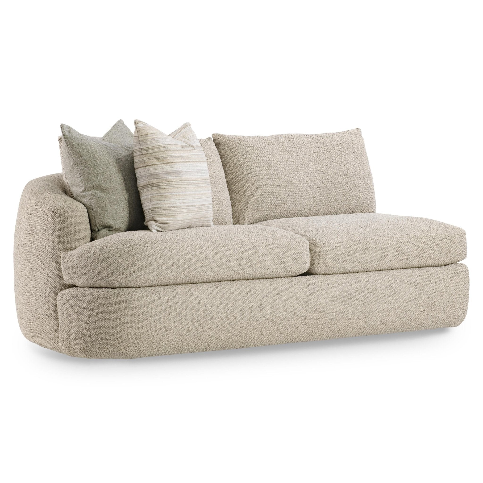Jules Fabric Left Arm Loveseat Sectionals| Bernhardt