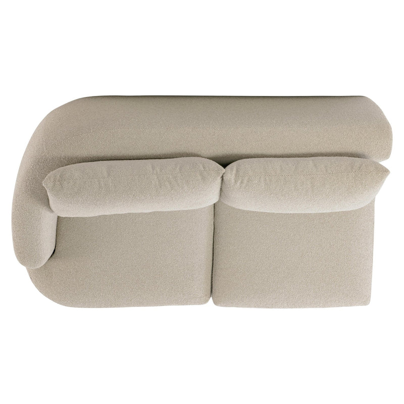 Jules Fabric Left Arm Loveseat - Al Rugaib Furniture