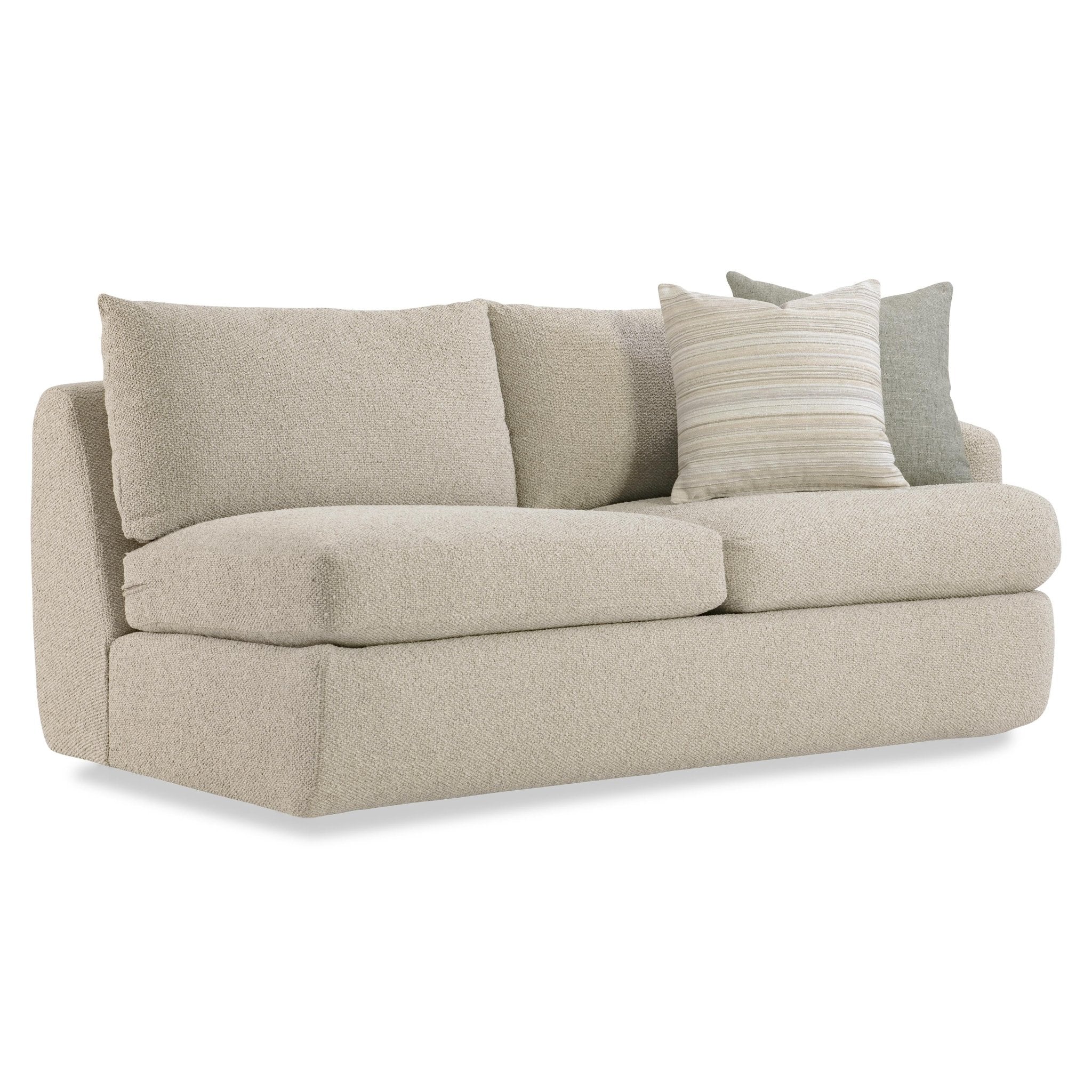 Jules Fabric Right Arm Loveseat Sectionals| Bernhardt