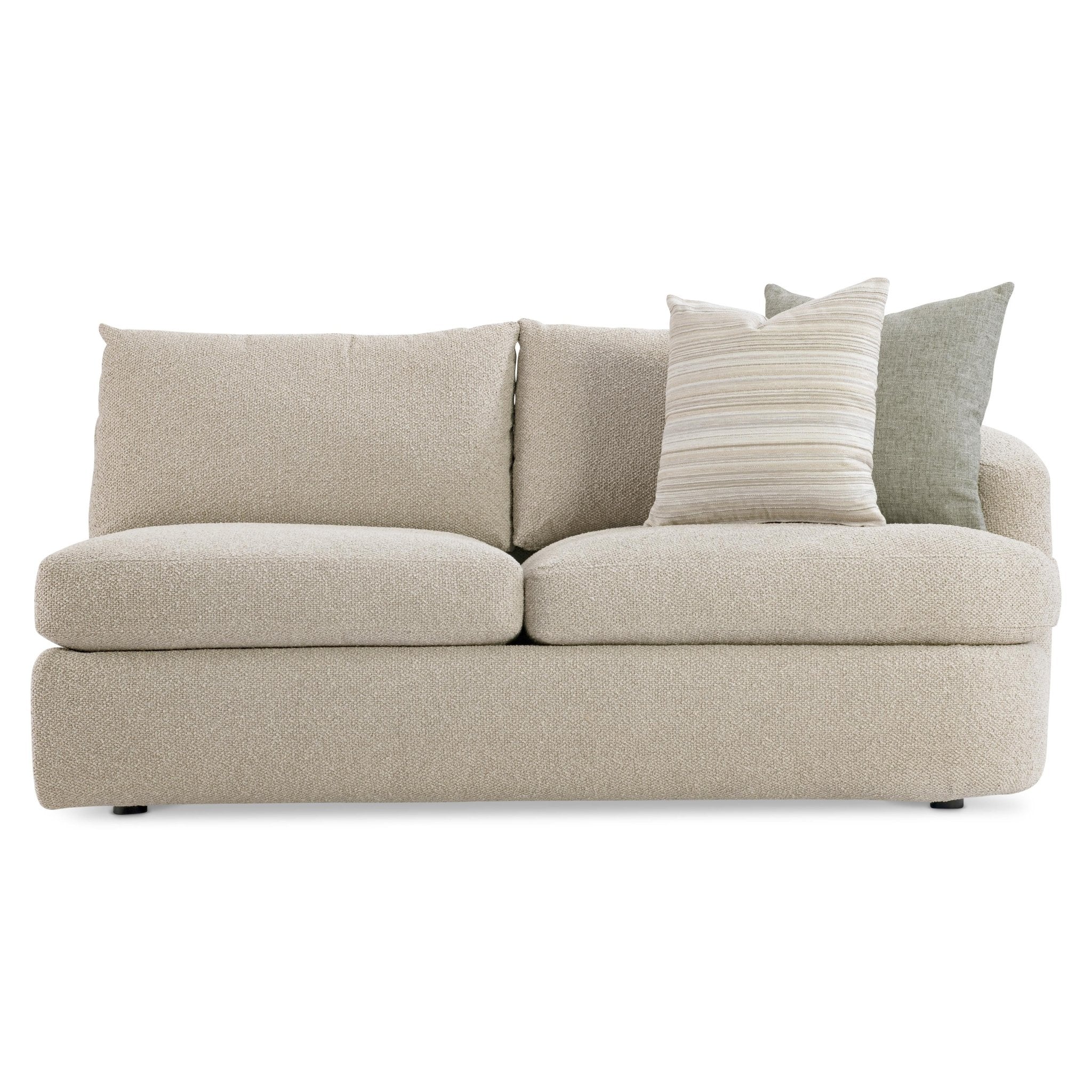 Jules Fabric Right Arm Loveseat Sectionals| Bernhardt