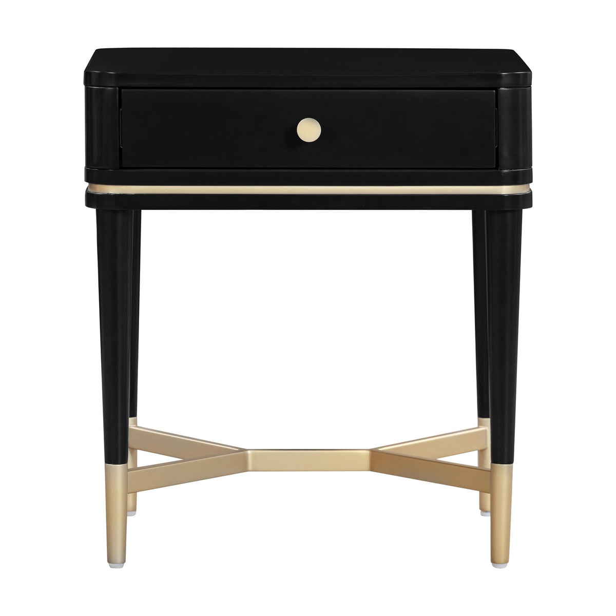 Julieta Black Nightstand Nightstands| TOV