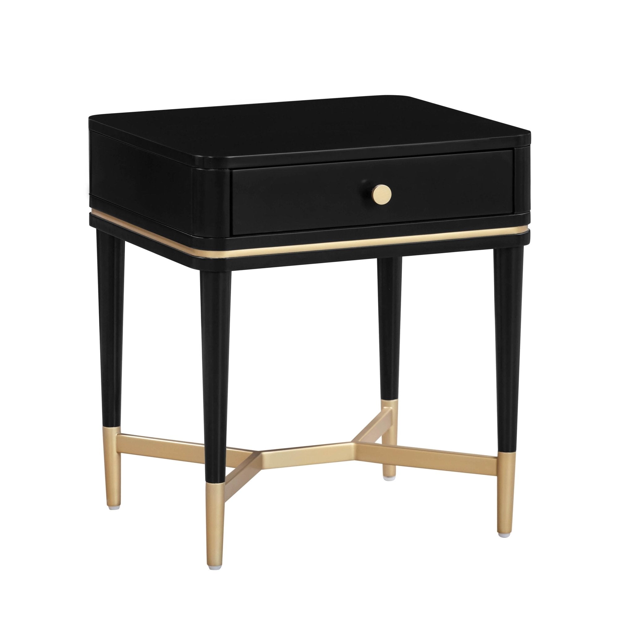Julieta Black Nightstand Nightstands| TOV