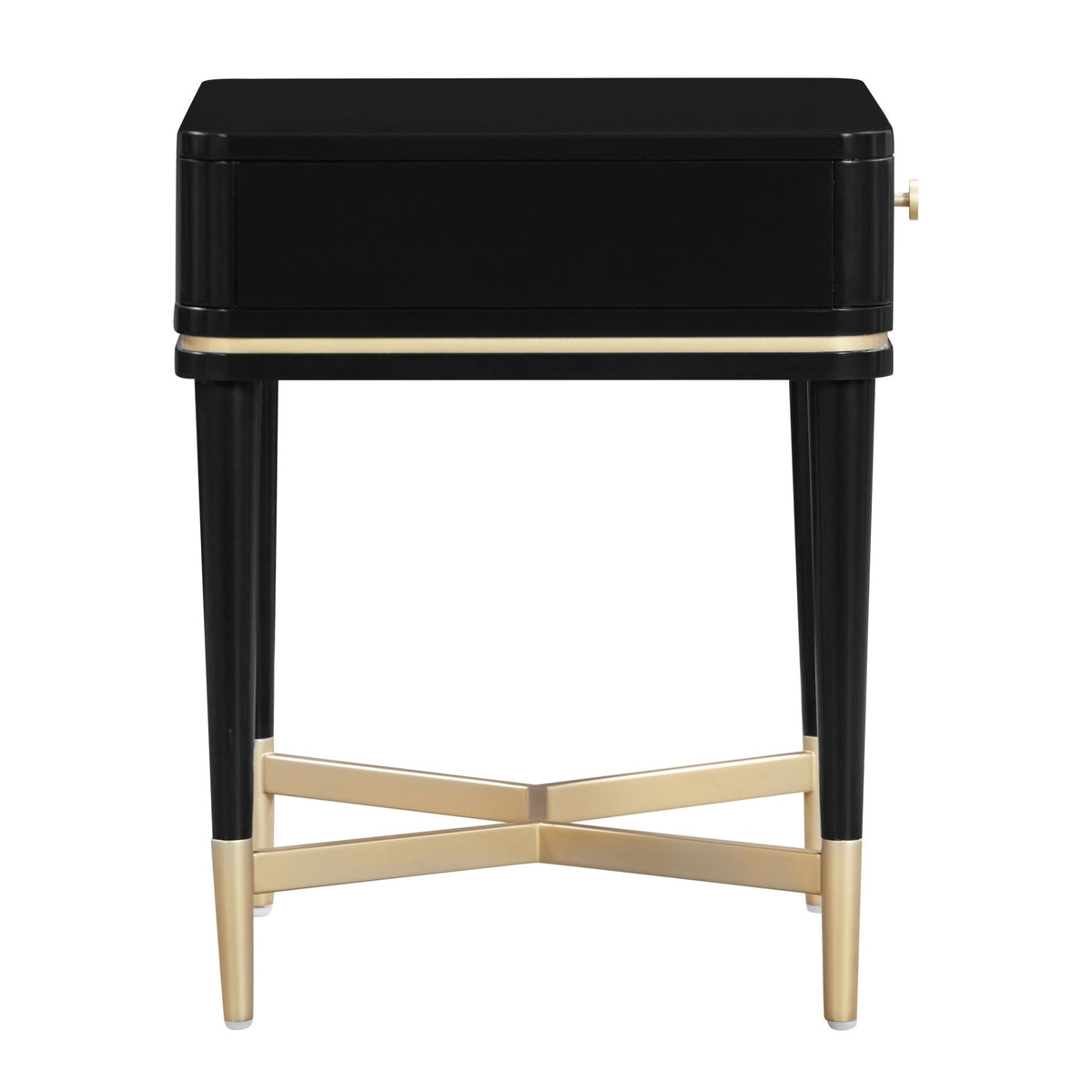 Julieta Black Nightstand Nightstands| TOV