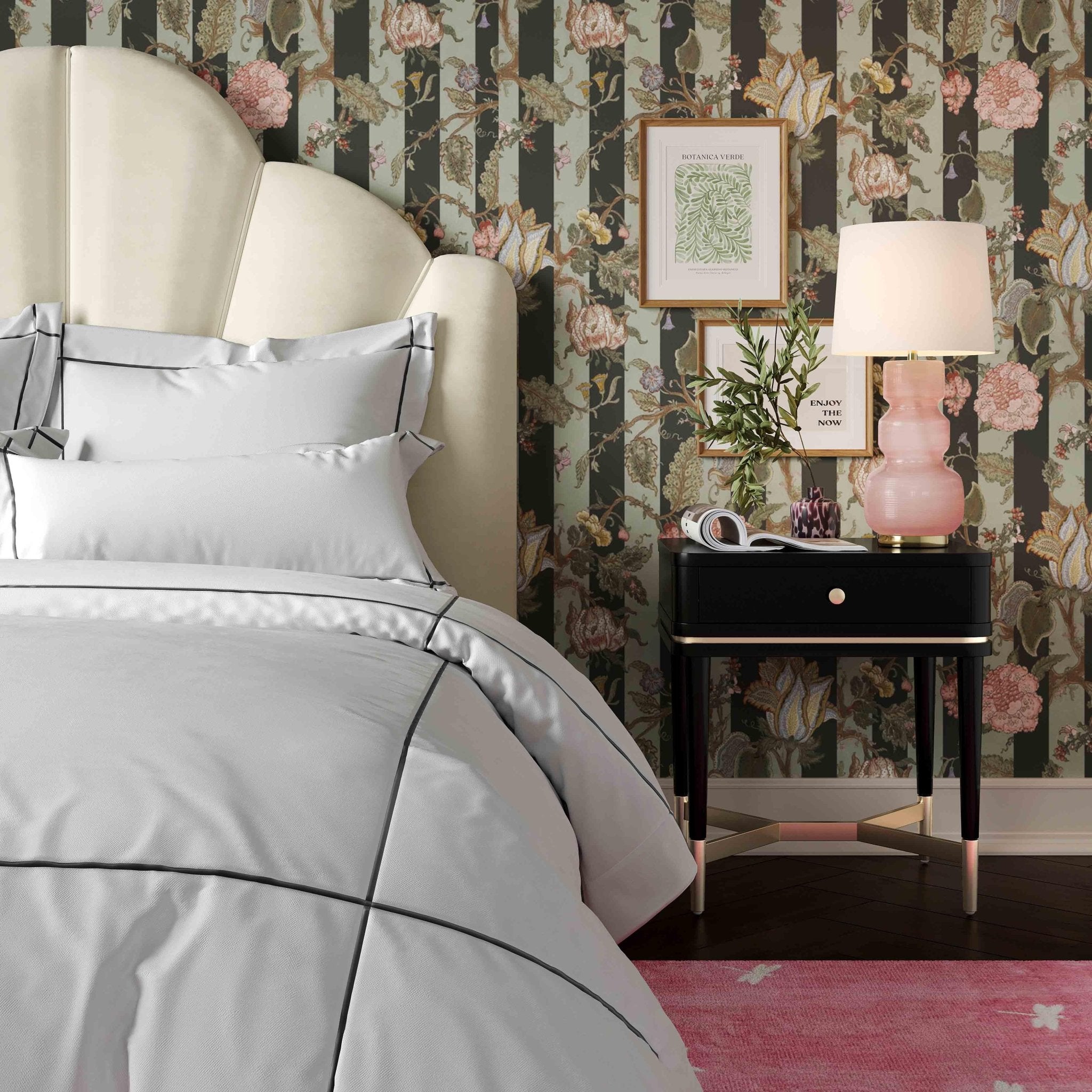 Julieta Black Nightstand Nightstands| TOV