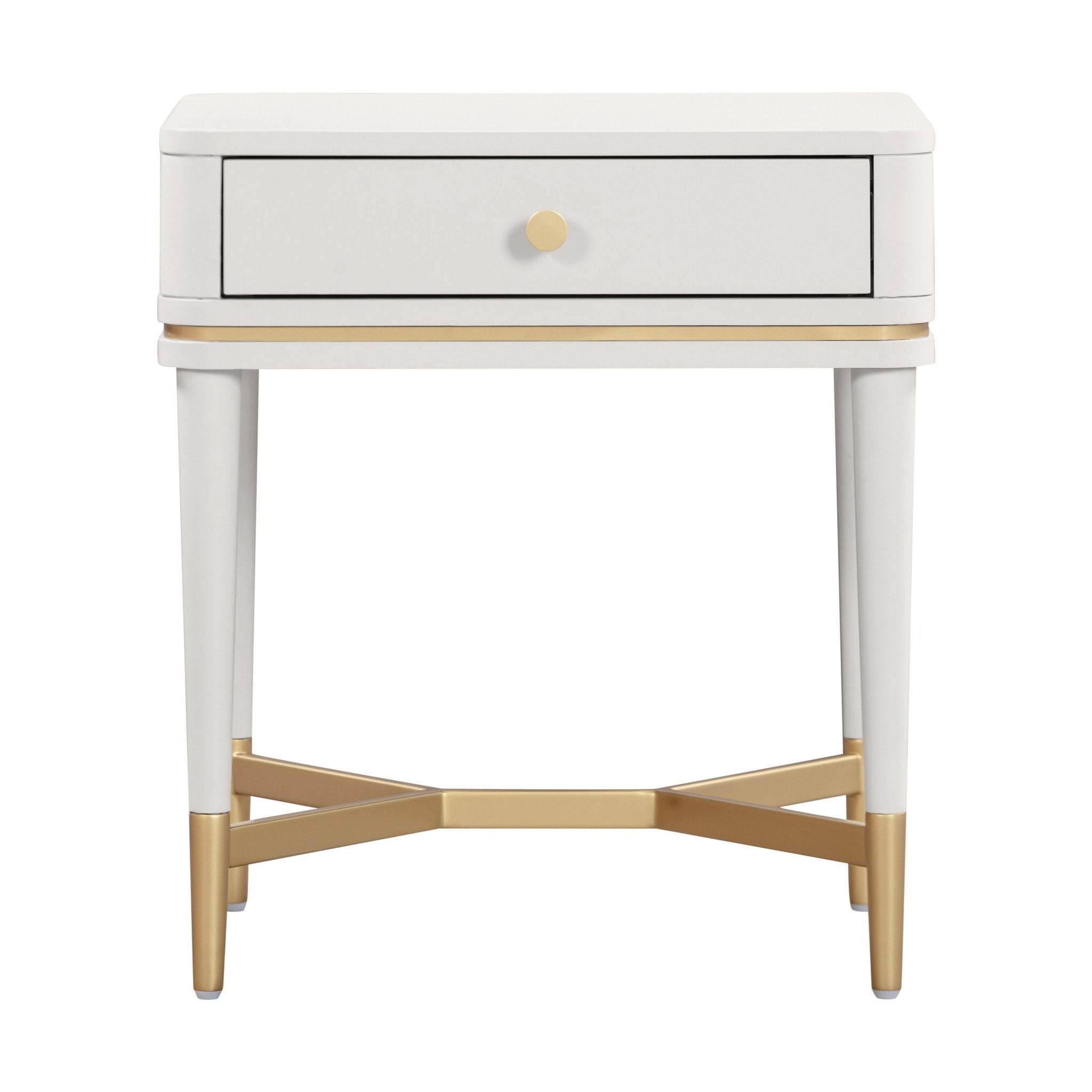 Julieta Cream Nightstand Nightstands| TOV
