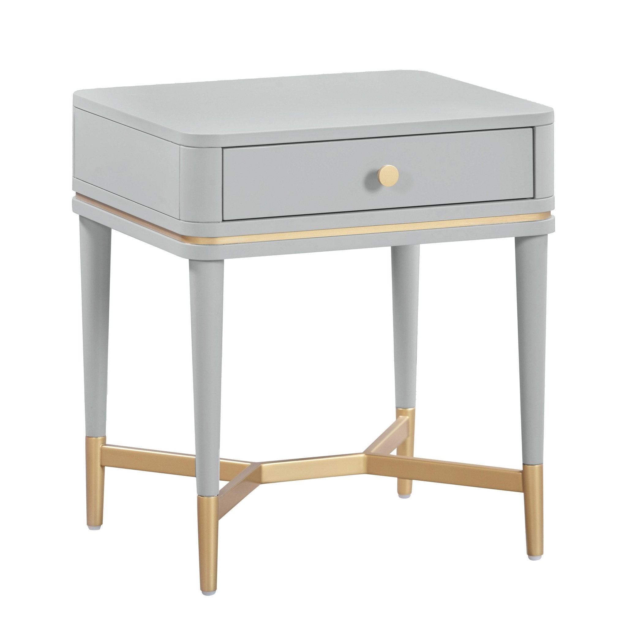 Julieta Grey Nightstand Nightstands| TOV