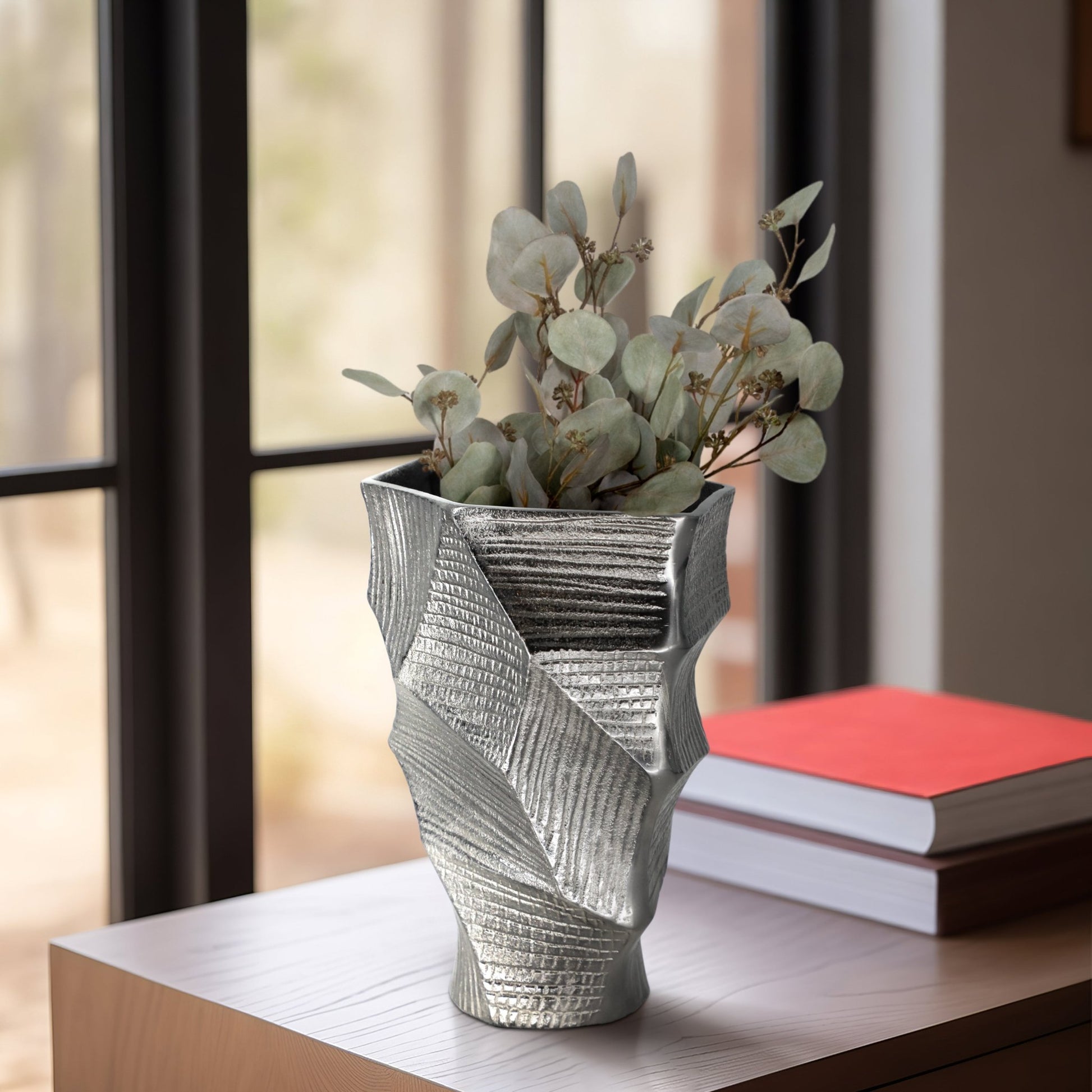 Juneau Smallgold Metal Vase Vases and Jars| Sagebrook Home
