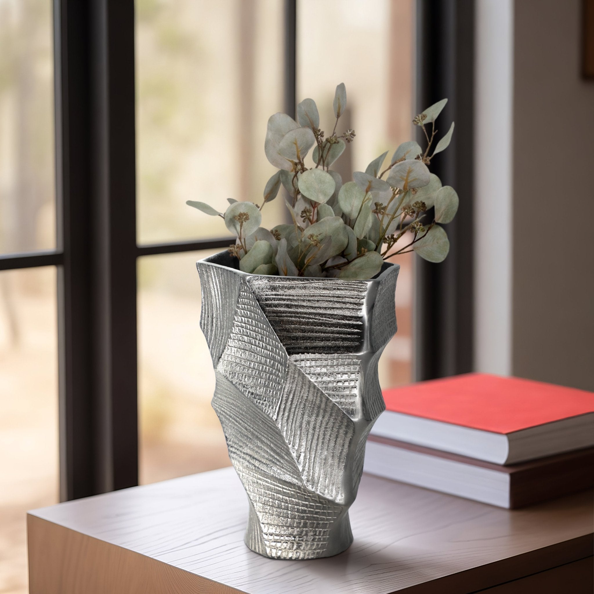 Juneau Smallgold Metal Vase Vases and Jars| Sagebrook Home