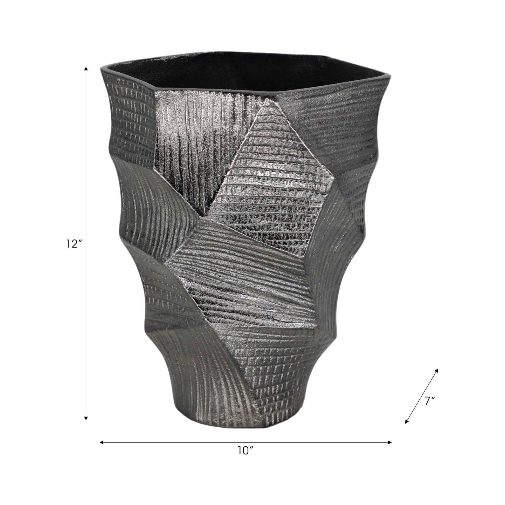 Juneau Smallgold Metal Vase Vases and Jars| Sagebrook Home