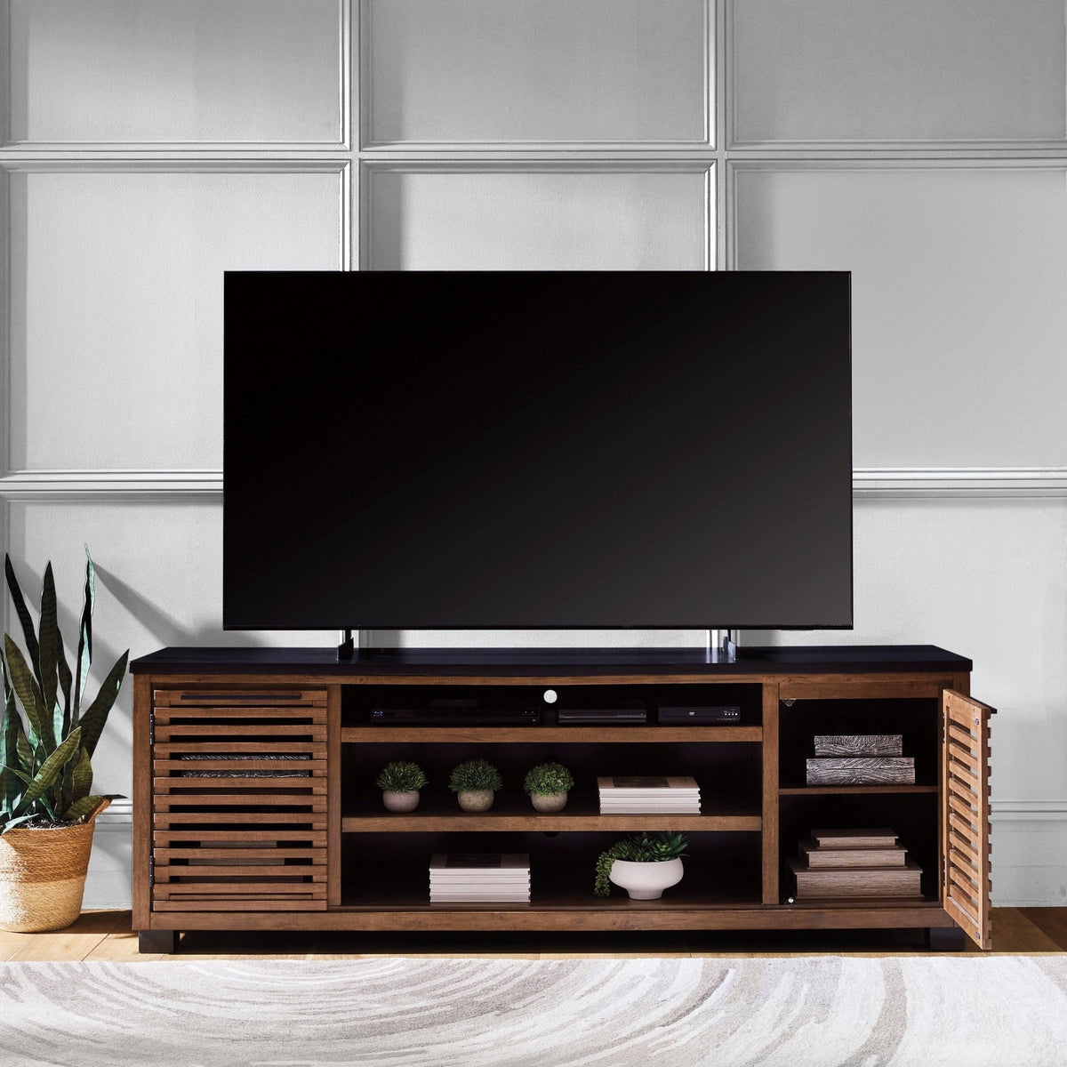 Kallari XL TV Stand w/Fireplace Option TV Units| Ashley Homestore