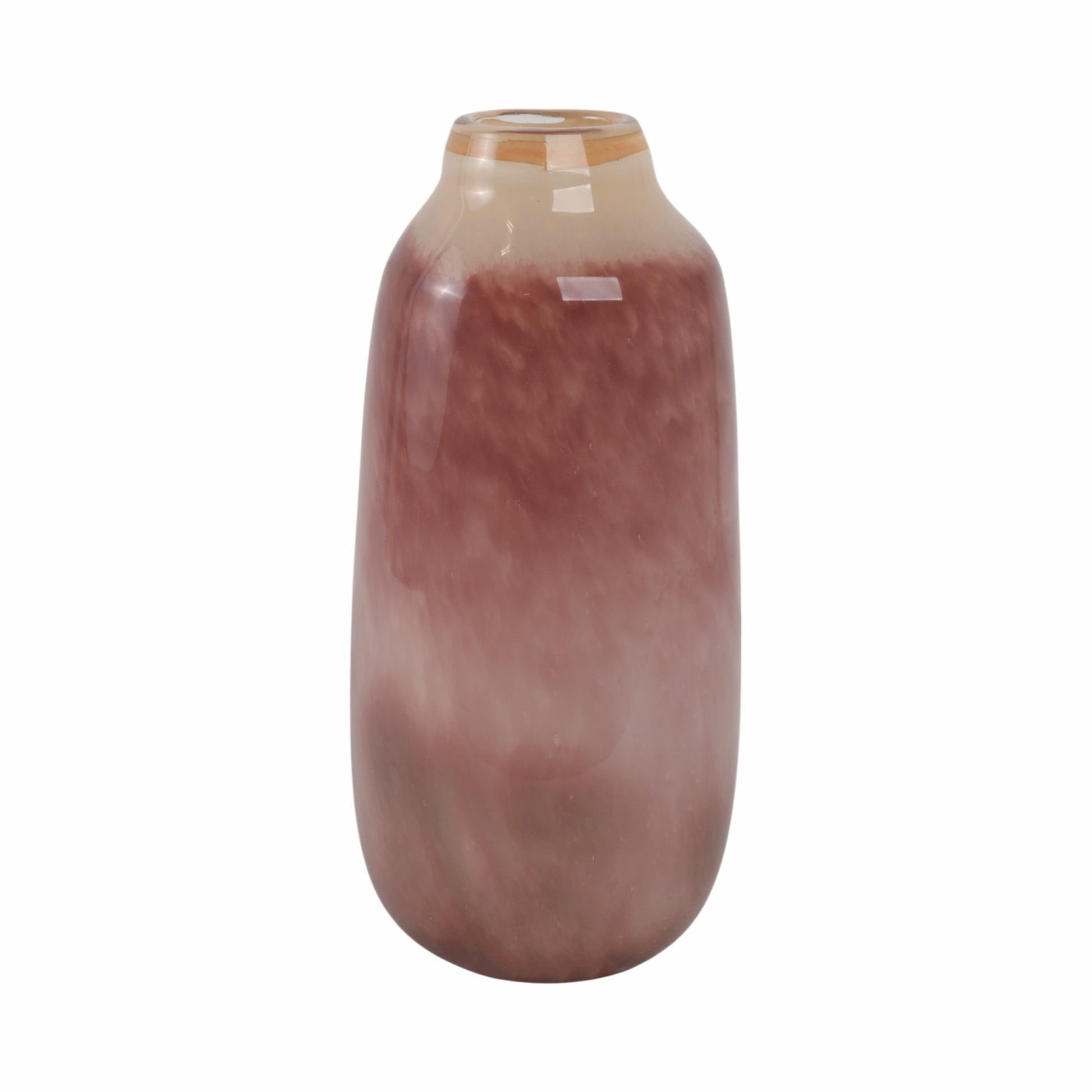 KANO MAUVE GLASS VASE Vases and Jars| Sagebrook Home