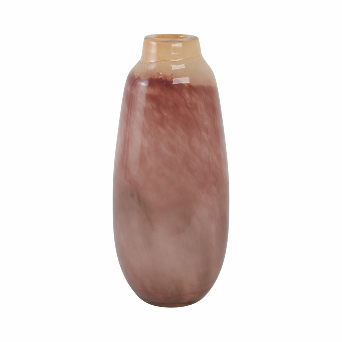 KANO MAUVE GLASS VASE Vases and Jars| Sagebrook Home