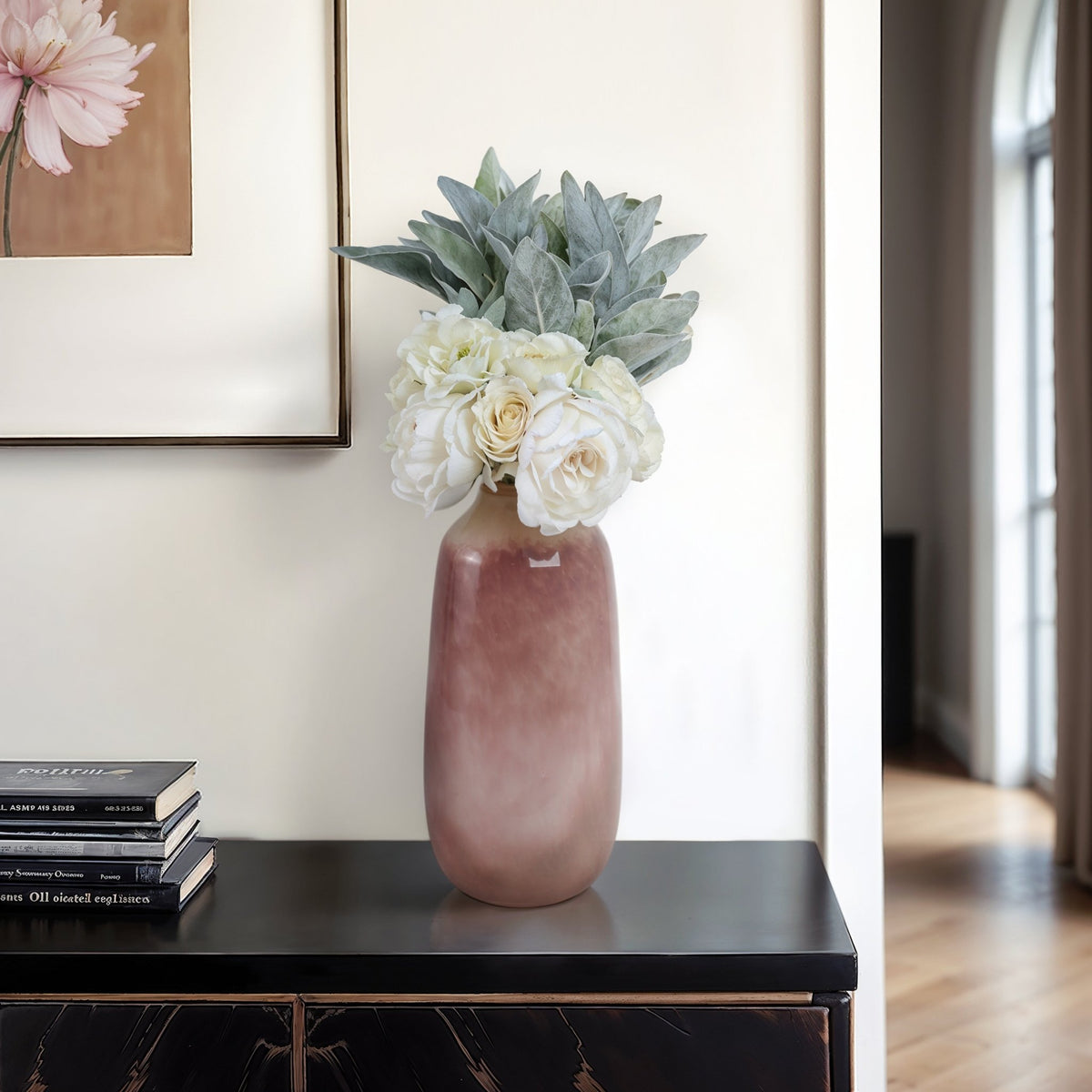 KANO MAUVE GLASS VASE Vases and Jars| Sagebrook Home