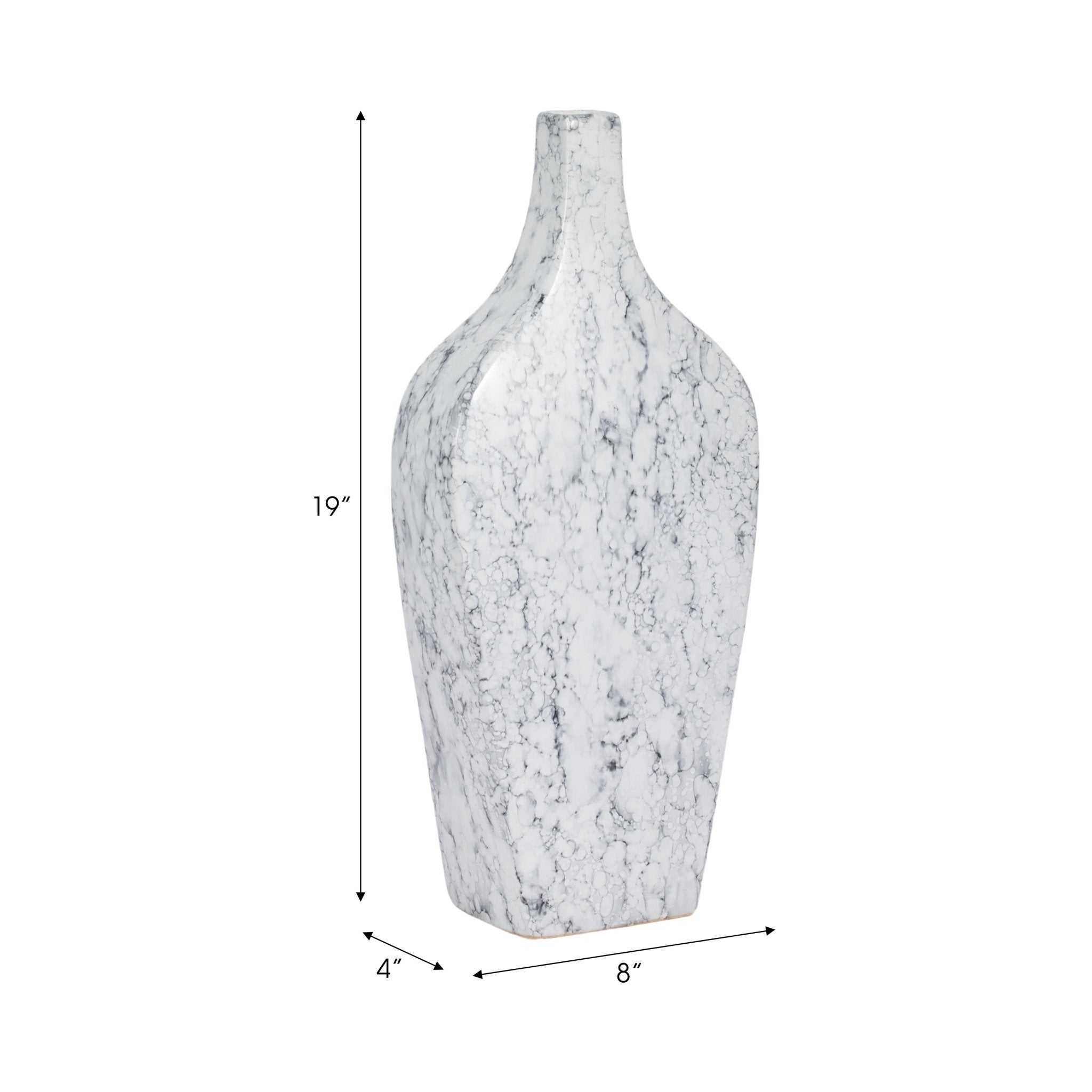 Karlin Marbled Vase Vases and Jars| Sagebrook Home