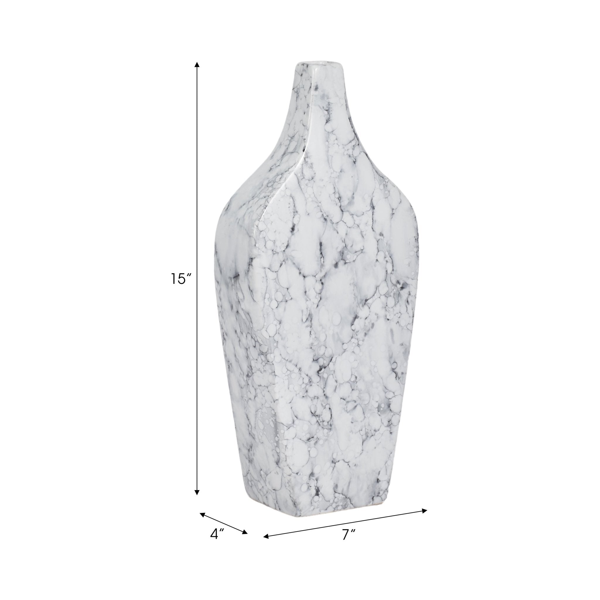 Karlin Marbled Vase Vases and Jars| Sagebrook Home