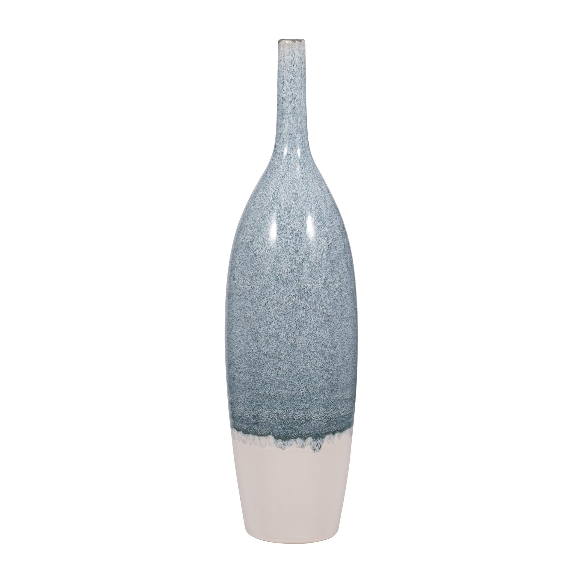 KASHION BLUE CERAMIC VASE Vases and Jars| Sagebrook Home