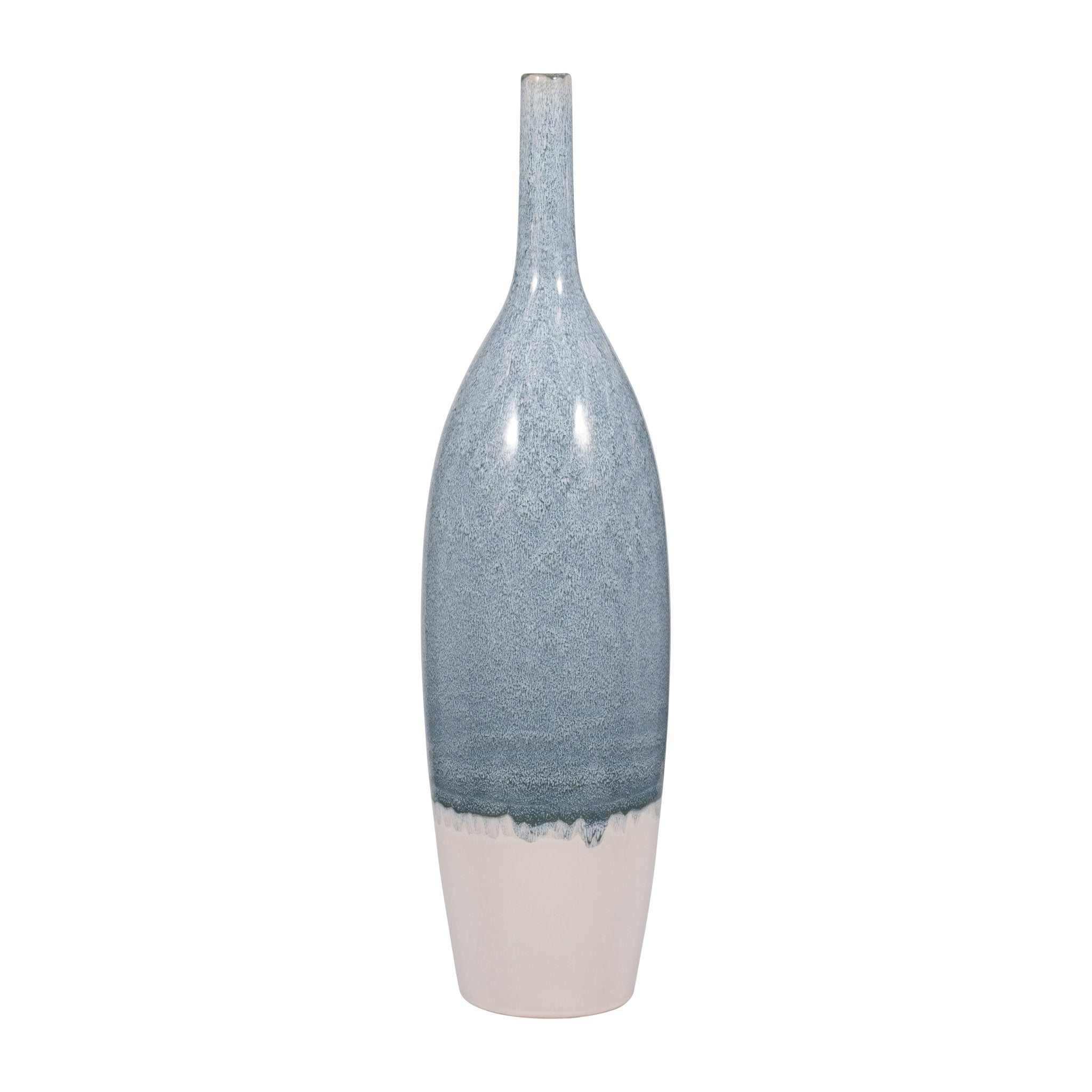 KASHION BLUE CERAMIC VASE Vases and Jars| Sagebrook Home