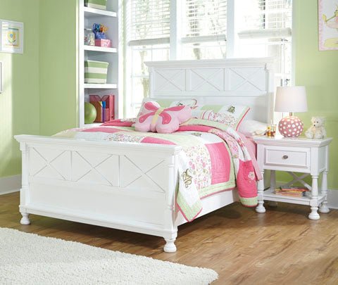 Kaslyn Full Panel Headboard Kid Beds| Ashley Homestore