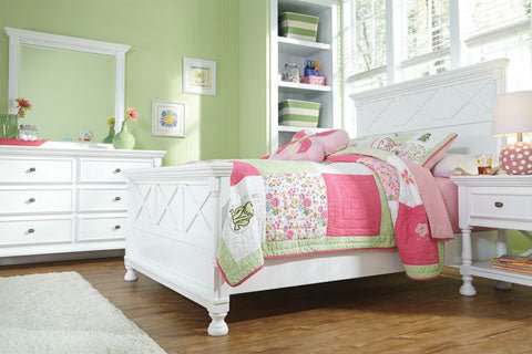 Kaslyn Full Panel Headboard Kid Beds| Ashley Homestore
