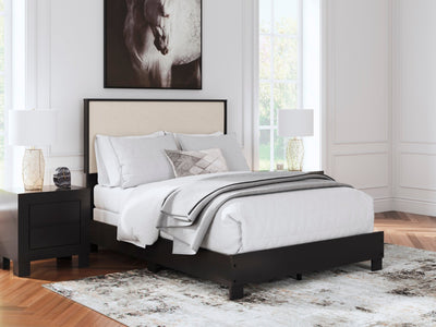 Kasteiner Full Upholstered Bed - Al Rugaib Furniture