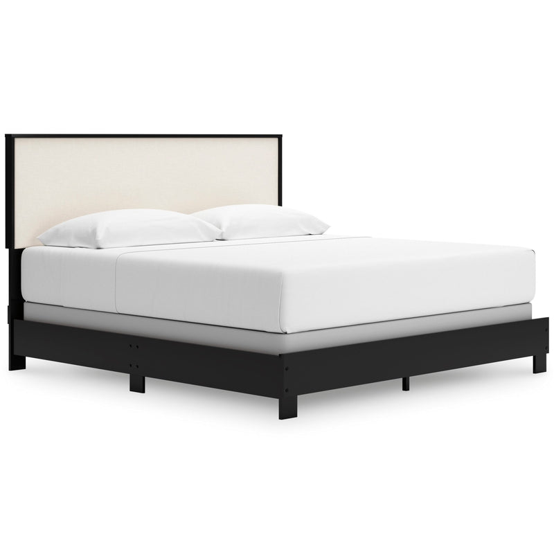 Kasteiner King Upholstered Bed - Al Rugaib Furniture