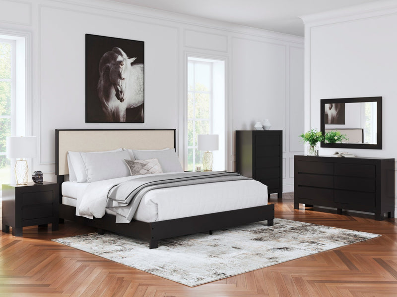 Kasteiner King Upholstered Bedroom - Al Rugaib Furniture