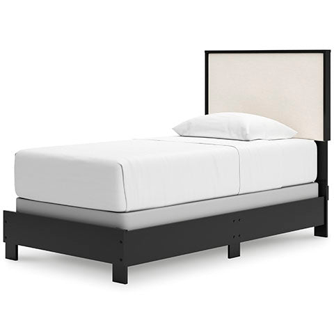 Kasteiner Twin Upholstered Bed - Al Rugaib Furniture