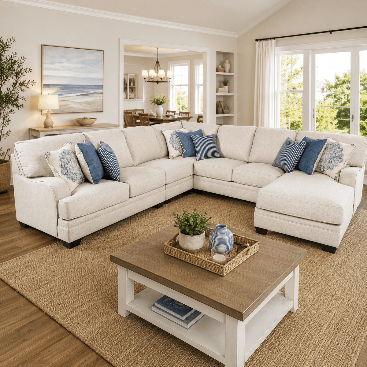 Katisha RAF Chaise Sectional Sectionals| Ashley Homestore