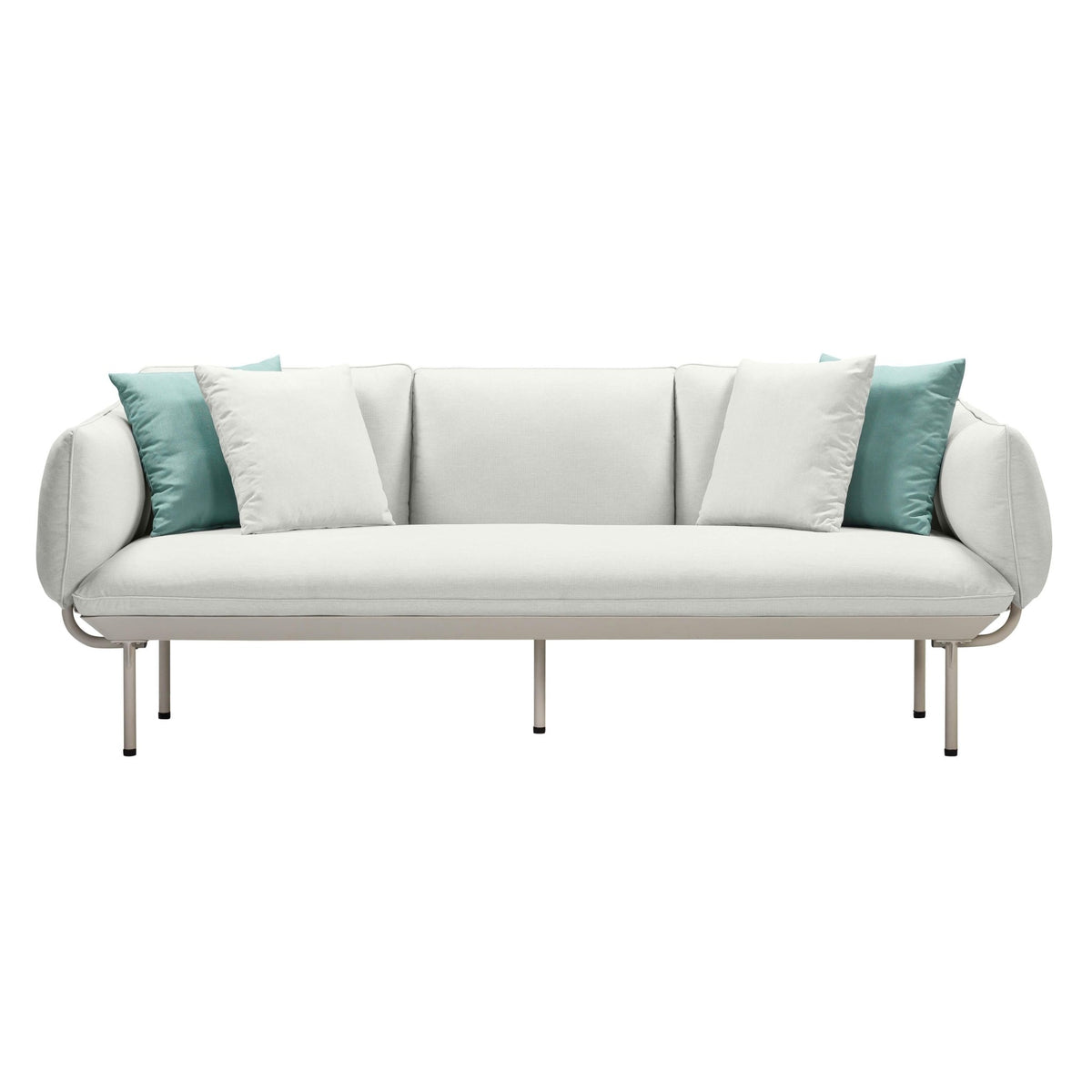 Katti Light Grey Outdoor Sofa Outdoor Loveseats & Sofas| TOV