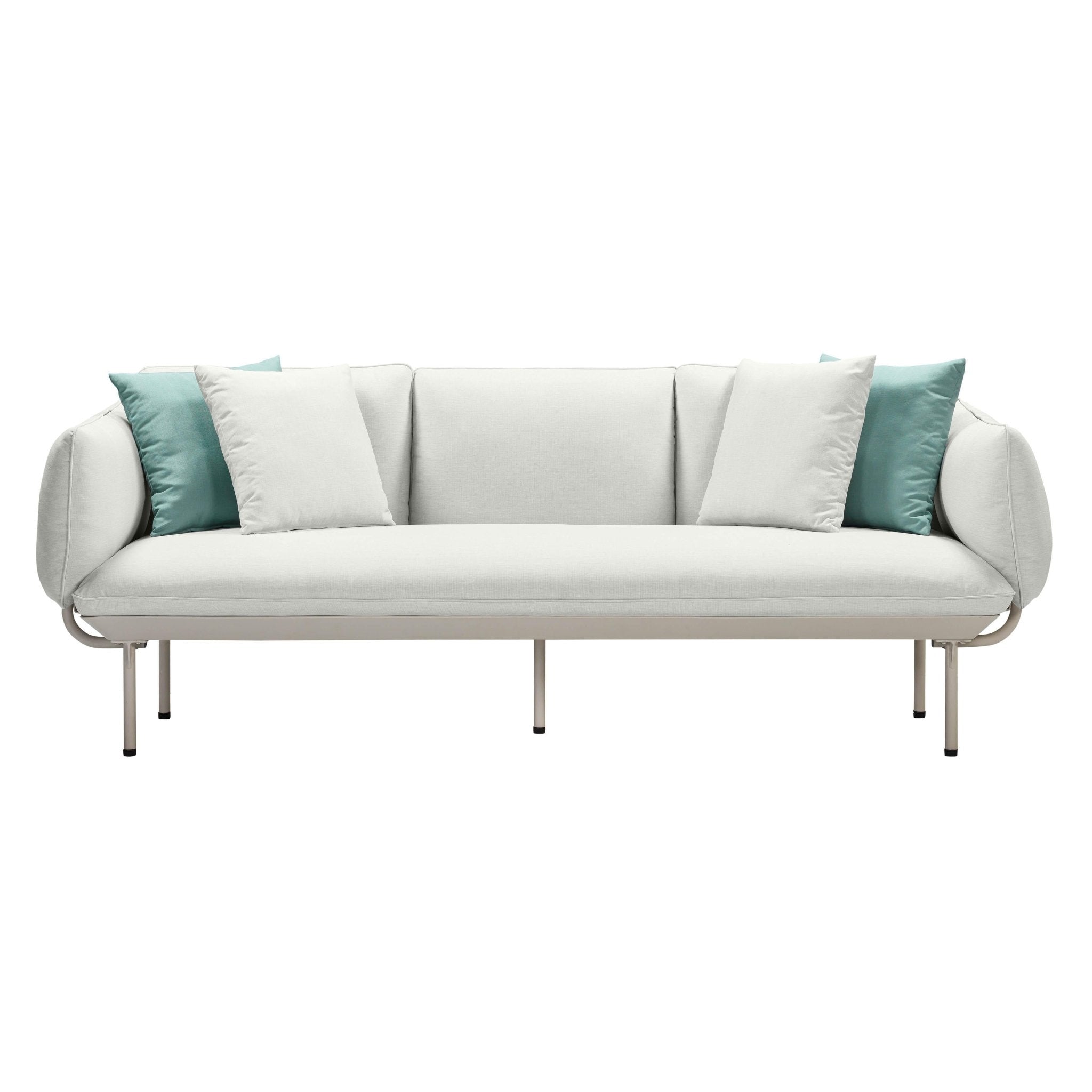 Katti Light Grey Outdoor Sofa Outdoor Loveseats & Sofas| TOV