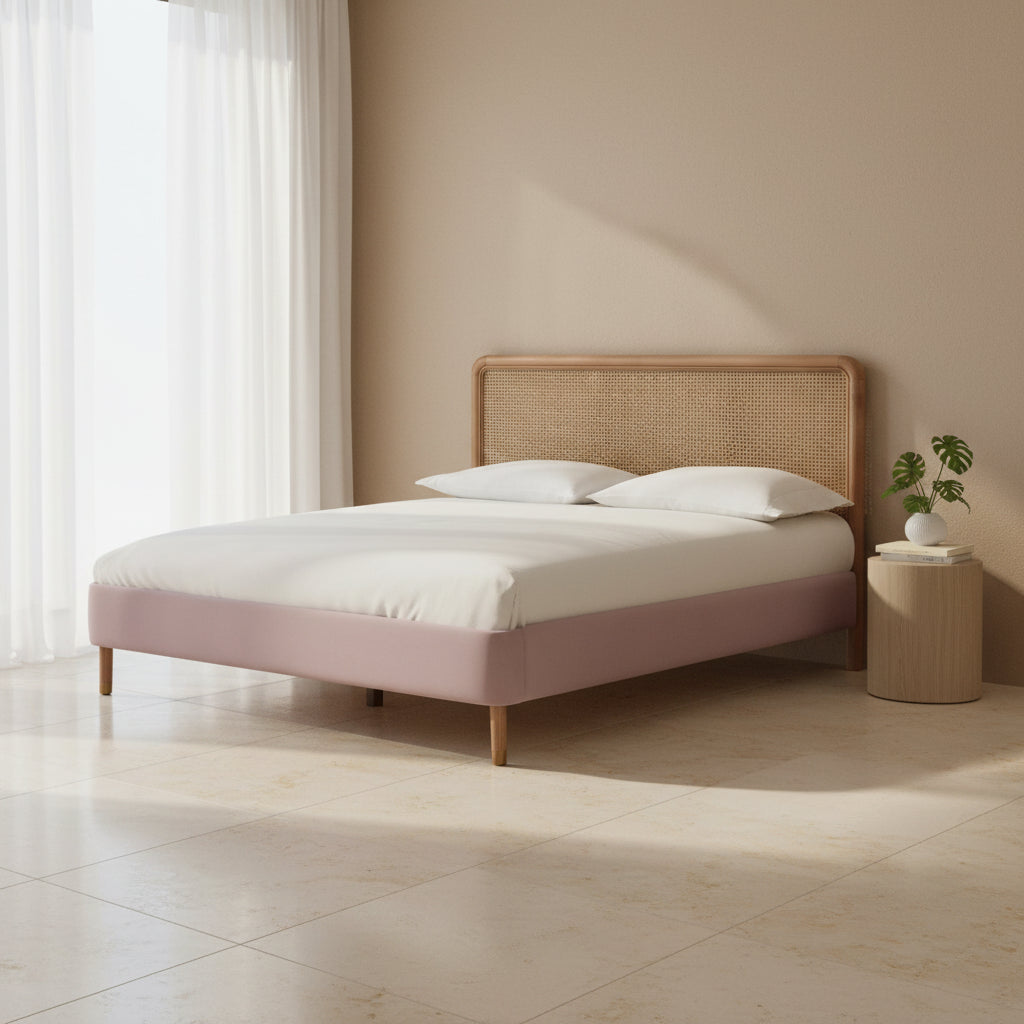 Kavali Blush Full Bed Beds| TOV
