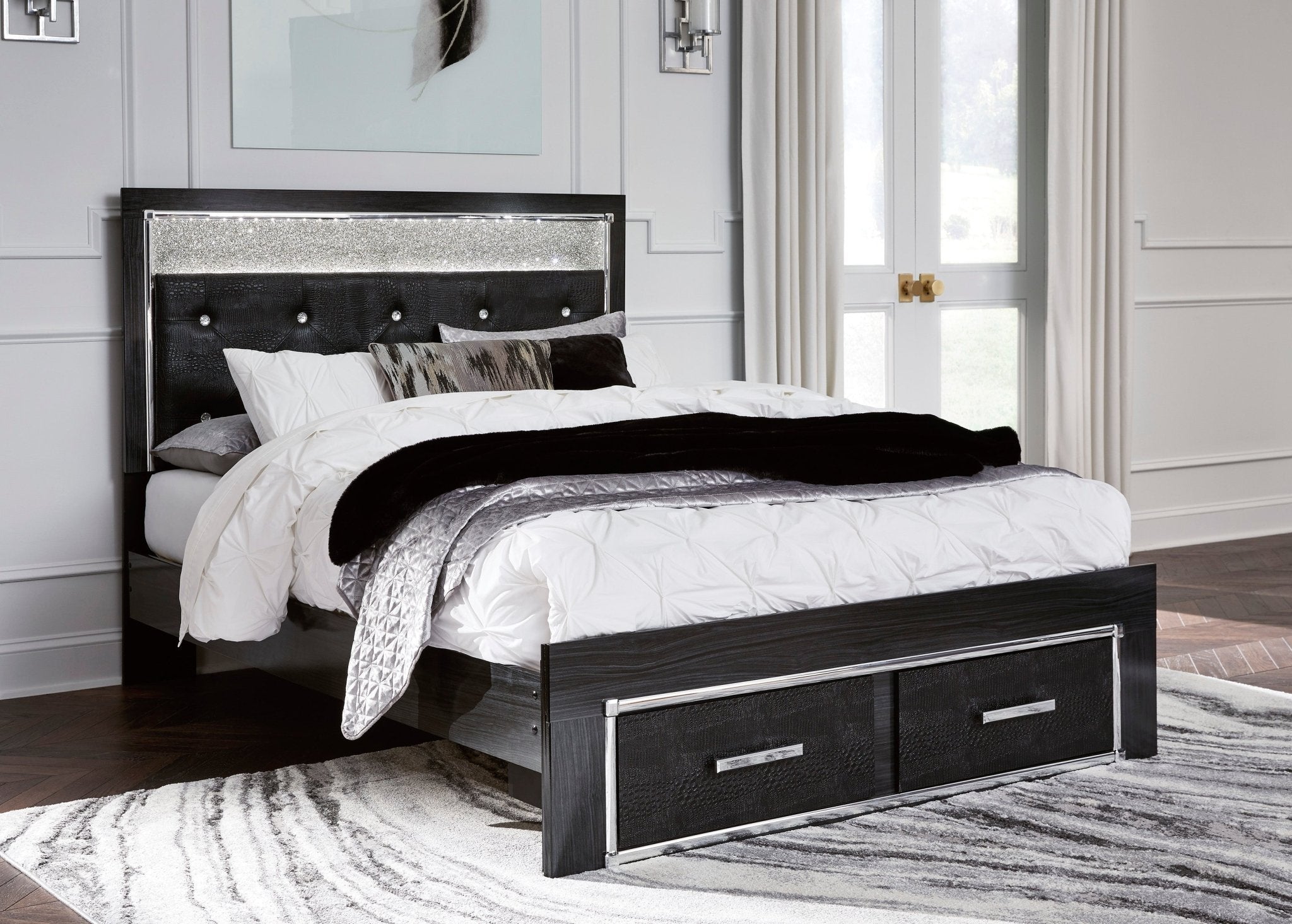 Kaydell King Panel Bed with Storage Beds| Ashley Homestore