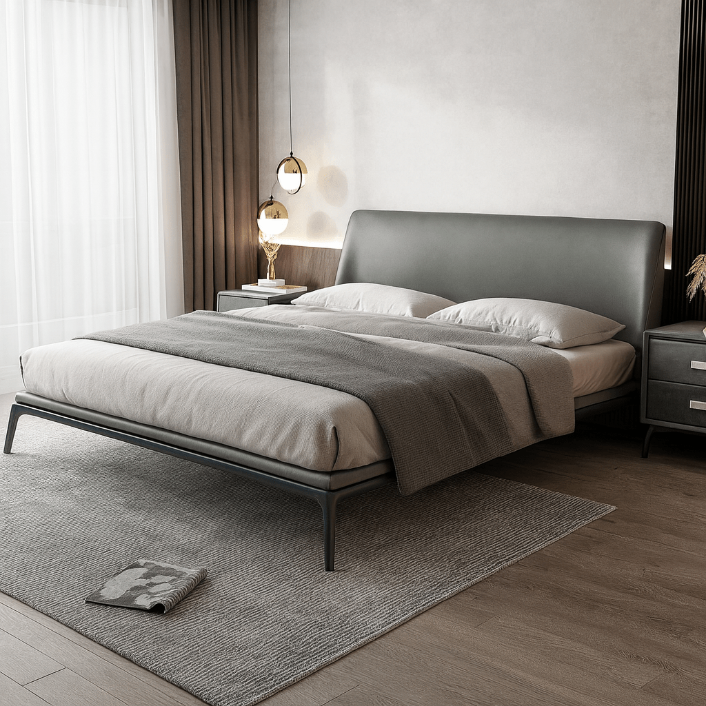 KD Grey Bed Beds| Roots Furniture