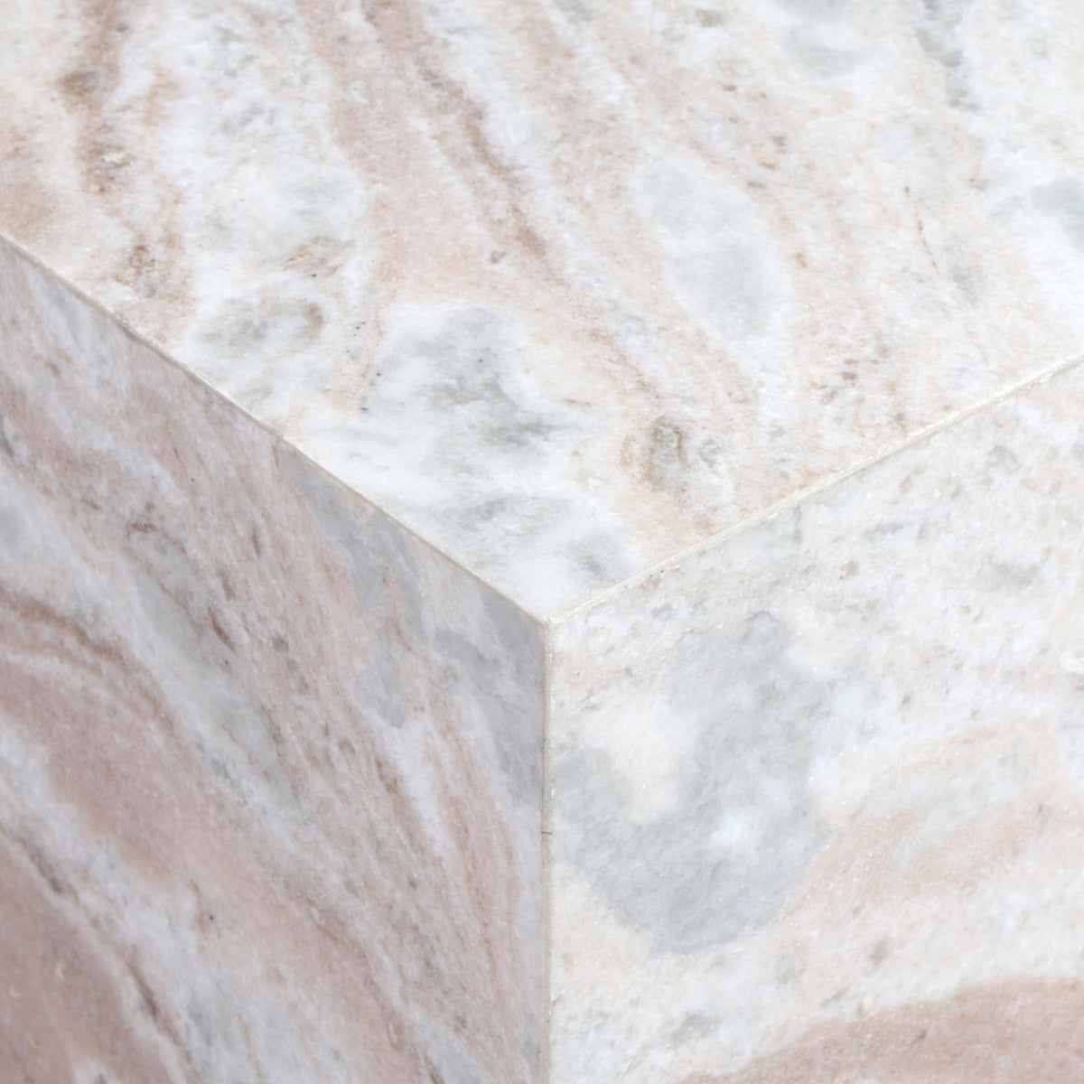Keira Marble Side Table End Tables| TOV