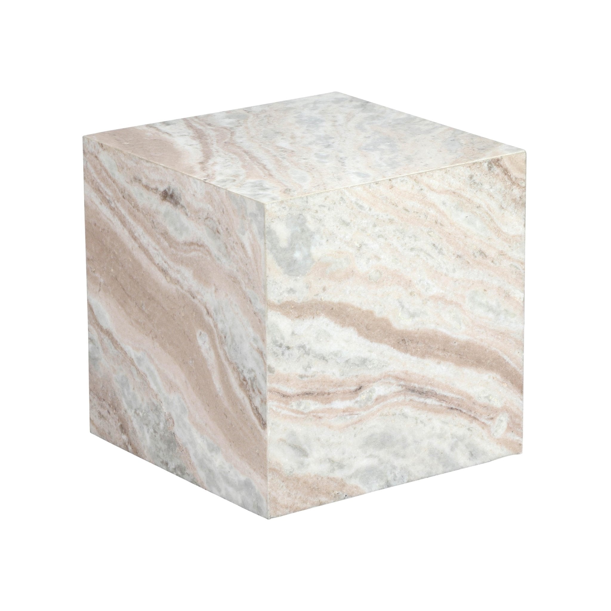 Keira Marble Side Table End Tables| TOV