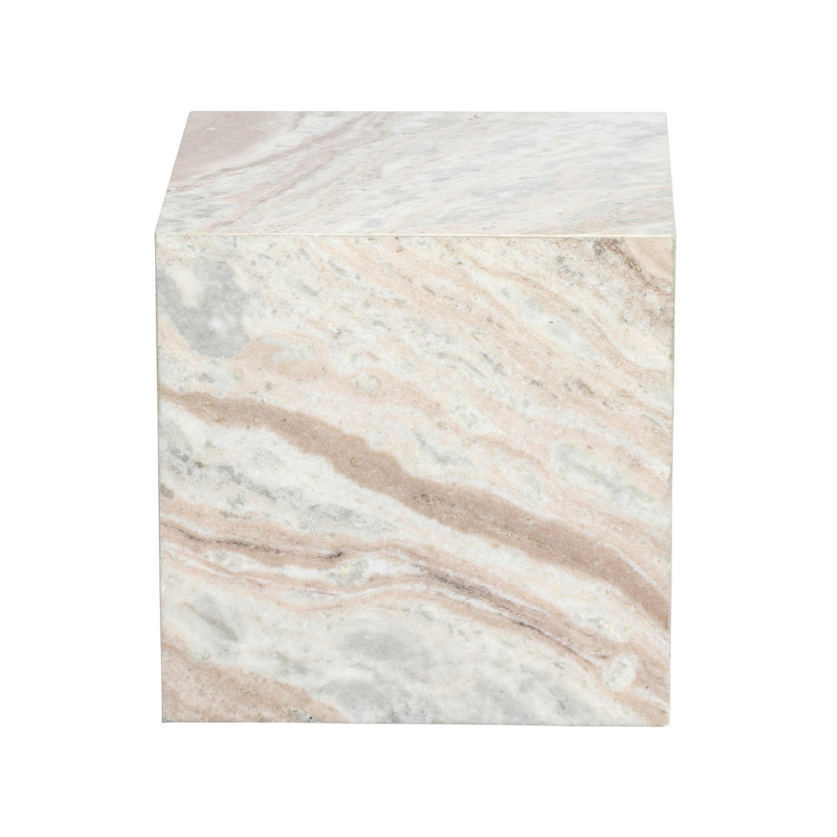 Keira Marble Side Table End Tables| TOV